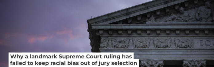 In 1986, the Supreme Court barred prosecutors from striking jurors solely because of race. Bloomberg Creative/Getty Images